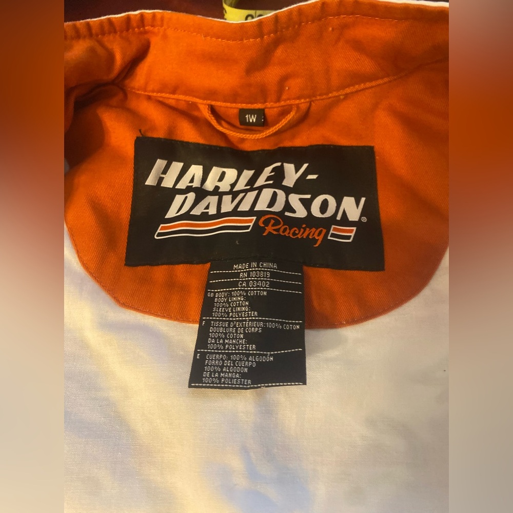 Harley Davidson Ladies 1W Racing Edition Screaming Eagle Jacket RARE RARE RARE! - Picture 14 of 14